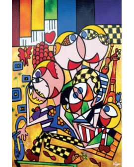 TABLEAU LES CERCLES ENTRE LA VILLE ET LA CAMPAGNE CM CREATION