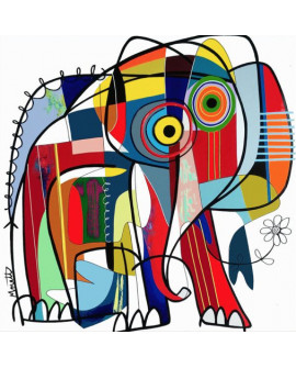 TABLEAU ÉLÉPHANTAISY CM CREATION