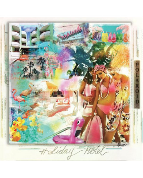 TABLEAU POLAROID HOLIDAY MOTEL CM CREATION