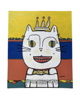 PEINTURE SUR TOILE VUE LORADO 60 x 50 cm