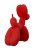 SCULPTURE CHIEN BALLON GILDE