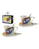ENSEMBLE 2 TASSES TRIANGLE KANDINSKY SOCADIS