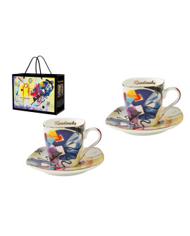 ENSEMBLE 2 TASSES EXPRESSO KANDINSKY SOCADIS