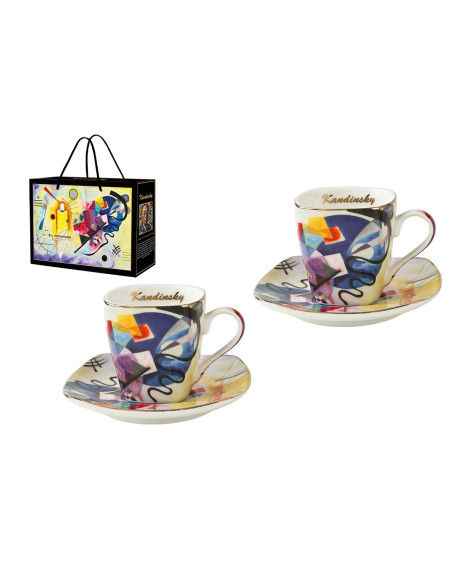 ENSEMBLE 2 TASSES EXPRESSO KANDINSKY SOCADIS