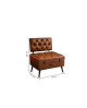 FAUTEUIL COFFRE SIMILI CUIR - NAVAJO - SOCADIS