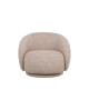 FAUTEUIL PIVOTANT HORTENSE BEIGE SOCADIS
