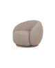 FAUTEUIL PIVOTANT HORTENSE BEIGE SOCADIS