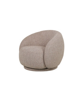 FAUTEUIL PIVOTANT HORTENSE BEIGE SOCADIS