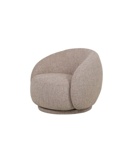 FAUTEUIL PIVOTANT HORTENSE BEIGE SOCADIS