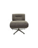 FAUTEUIL VINTAGE LEON GRIS CHINE SOCADIS