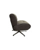 FAUTEUIL VINTAGE LEON GRIS CHINE SOCADIS