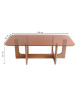 TABLE BASSE VERRE FUME BRUN LAZARE SOCADIS