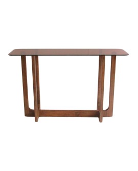 CONSOLE VERRE FUME BRUN LAZARE SOCADIS