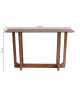 CONSOLE VERRE FUME BRUN LAZARE SOCADIS