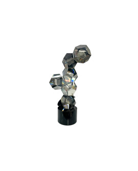 SCULPTURE CRISTAL ABSTRAITE ALIENOR 29 CM SOCADIS