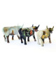 SET 3 VACHES MASTERS COLLECTION COWPARADE