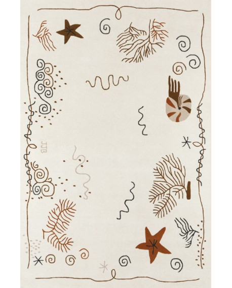TAPIS DESIGNERS COQUILLAGES TOULEMONDE BOCHART