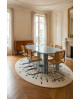 TAPIS DESIGNERS PAINT OVALE TOULEMONDE BOCHART
