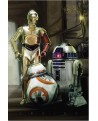 TABLEAU STAR WARS DROIDS LAMA NOIR CM CREATION