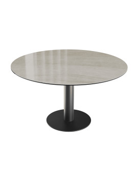 TABLE DE REPAS NEW LUNA CÉRAMIQUE ALHAMBRA BRILLANT AKANTE