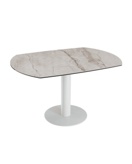 TABLE DE REPAS NEW LUNA CÉRAMIQUE BRECCIA MAT AKANTE