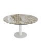 TABLE DE REPAS NEW LUNA MARBRE CALCATTA AKANTE