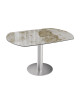 TABLE DE REPAS NEW LUNA MARBRE CALCATTA AKANTE
