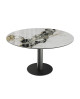 TABLE DE REPAS NEW LUNA MARBRE DORO AKANTE