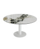TABLE DE REPAS NEW LUNA MARBRE DORO AKANTE