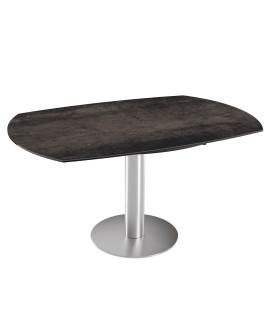 TABLE DE REPAS NEW LUNA ACIER AKANTE