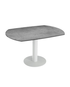 TABLE DE REPAS NEW LUNA TRAVERTIN AKANTE