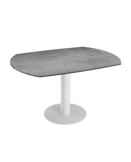 TABLE DE REPAS NEW LUNA TRAVERTIN AKANTE