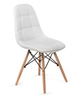 CHAISE DALI CAPITONNEE BLANC CASATHAI