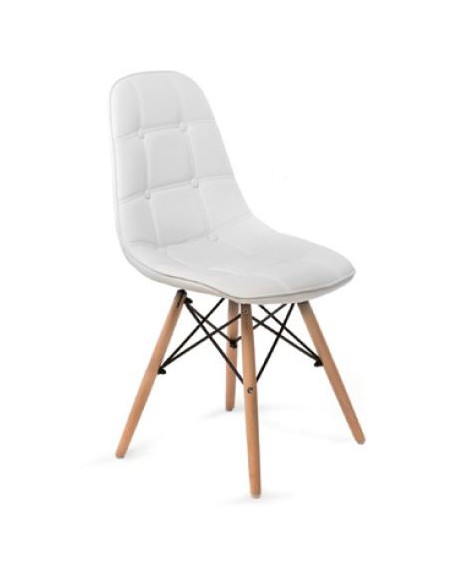 CHAISE DALI CAPITONNEE BLANC CASATHAI