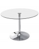 TABLE DE REPAS VERRE TREMPE CORAL