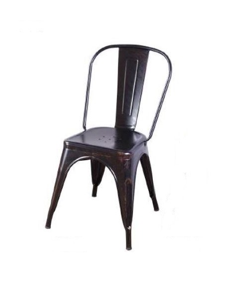 CHAISE VOLT NOIR VIEILLI CASATHAI