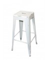 TABOURET VOLT BLANC VIEILLI