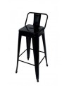 TABOURET VOLT ALTO NOIR