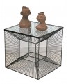 TABLE D'APPOINT CUBE DESIGN GEOMETRIQUE SO SKIN IDASY