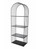 MEUBLE ETAGERE METAL ARQUE SO SKIN IDASY