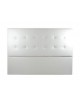 TETE DE LIT AUTRUCHE BLANCHE SO SKIN IDASY