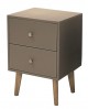 TABLE DE CHEVET TAUPE SO SKIN IDASY