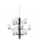 LUSTRE COPERNICO SP12 NOIR IDEAL LUX