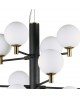 LUSTRE COPERNICO SP12 NOIR IDEAL LUX