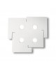 APPLIQUE/PLAFONNIER TOTEM PL4 IDEAL LUX