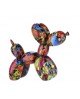 CHIEN BALLON POP ART GILDE