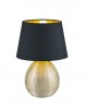 LAMPE LUXOR GRAND MODELE NOIR/DORE TRIO