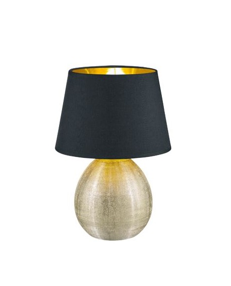 LAMPE LUXOR GRAND MODELE NOIR/DORE TRIO