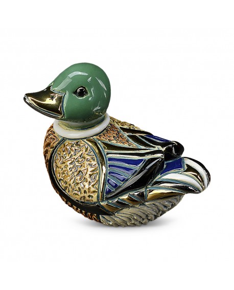 STATUETTE CANARD COLVERT DE ROSA