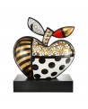 STATUE GOLDEN BIG APPLE E. LIMITEE ROMERO BRITTO GOEBEL